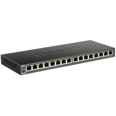 D-Link DGS-1016S 16-Port Ethernet Switch, 16  Gigabit ethernet ports, 32Gbps switching capacity